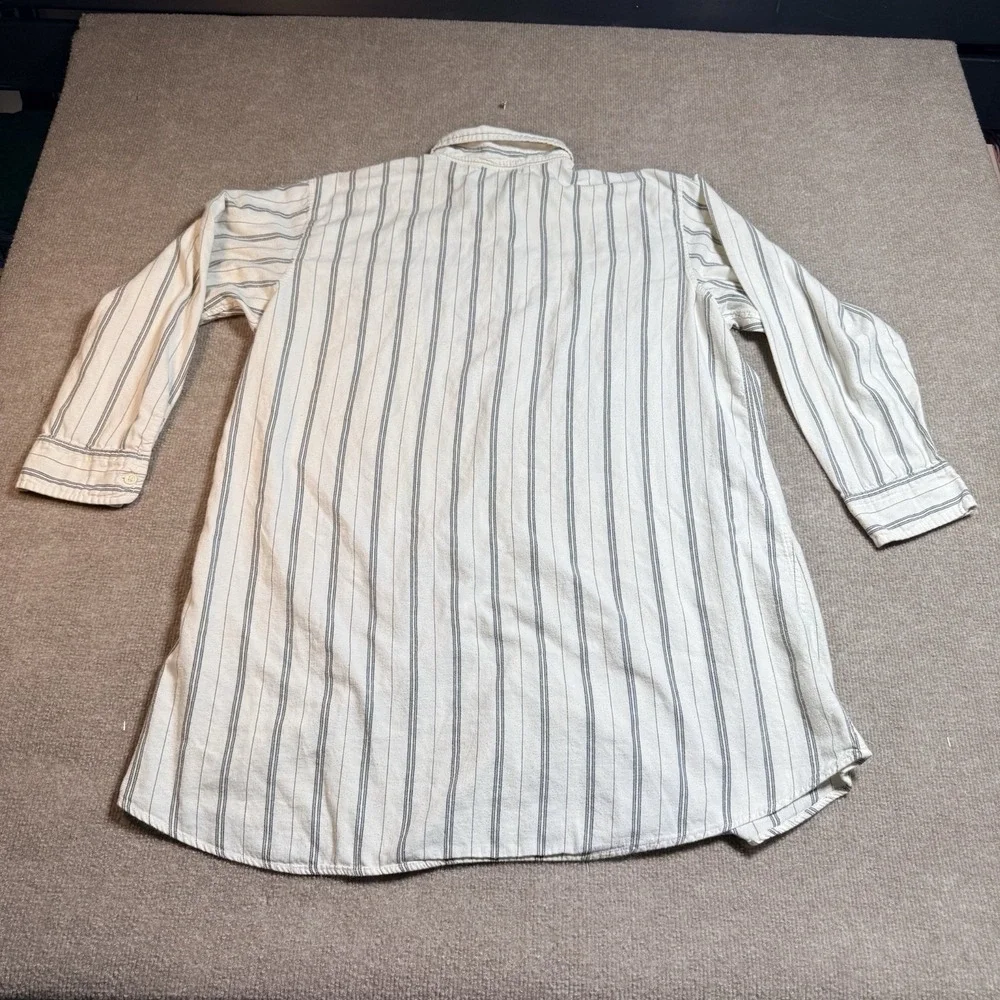 LRL Ralph Lauren Nightshirt Womens XL Flannel Sleep Shirt Button Front Pajama
